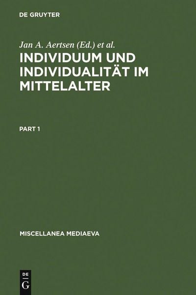 Produktbild: Individuum und Individualit&auml;t im Mittelalter