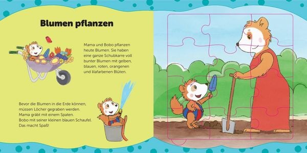 Produktbild: Bobo Siebenschl&auml;fer Puzzlebuch f&uuml;r Kinder ab 3 Jahren