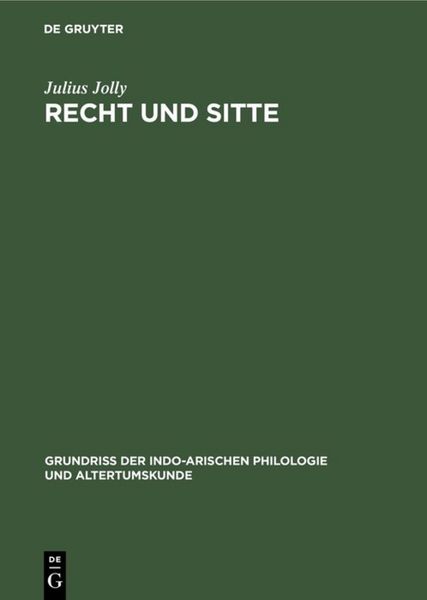 Produktbild: Recht und Sitte