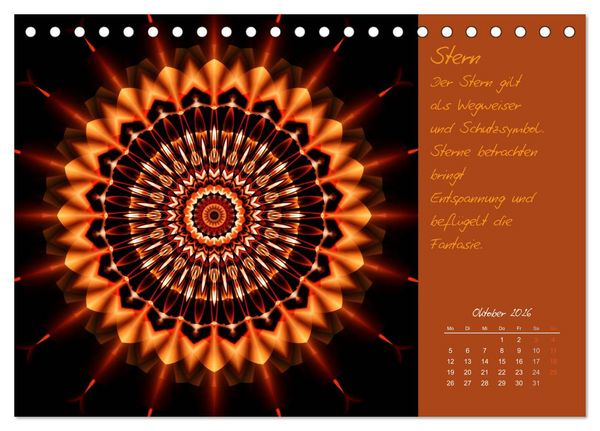 Produktbild: Kleine Chakrenlehre (Tischkalender 2026 DIN A5 quer), CALVENDO Monatskalender