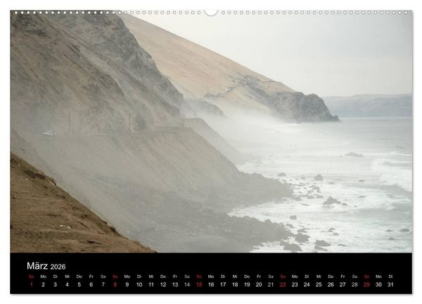 Produktbild: Peru &ndash; unterwegs (Wandkalender 2026 DIN A2 quer), CALVENDO Monatskalender
