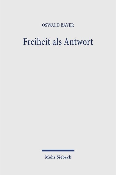 Produktbild: Freiheit als Antwort