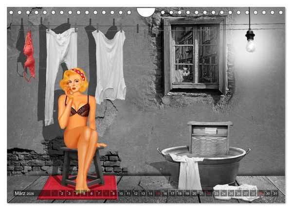 Produktbild: Rot wie die Liebe by Mausopardia (Wandkalender 2026 DIN A4 quer), CALVENDO Monatskalender