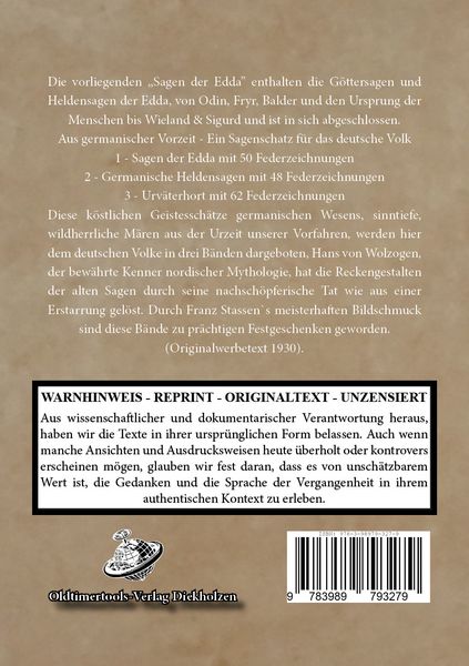 Produktbild: Sagen der Edda