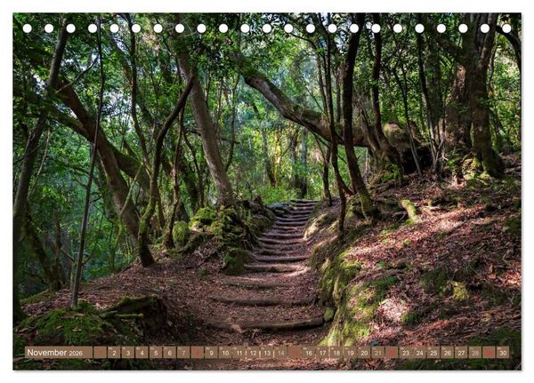 Produktbild: La Gomera Sonne, Meer und Vulkane (Tischkalender 2026 DIN A5 quer), CALVENDO Monatskalender