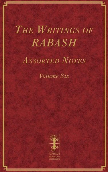 Produktbild: The Writings of RABASH - Assorted Notes - Volume Six