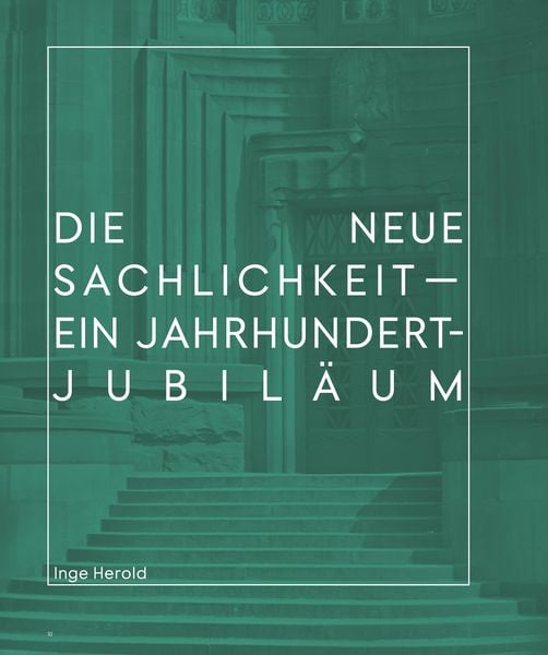Produktbild: Die Neue Sachlichkeit / The New Objectivity