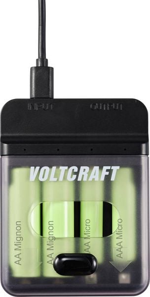 Produktbild: VOLTCRAFT VC-BC4-PB1 2in1 Ladeger&auml;t & Powerbank