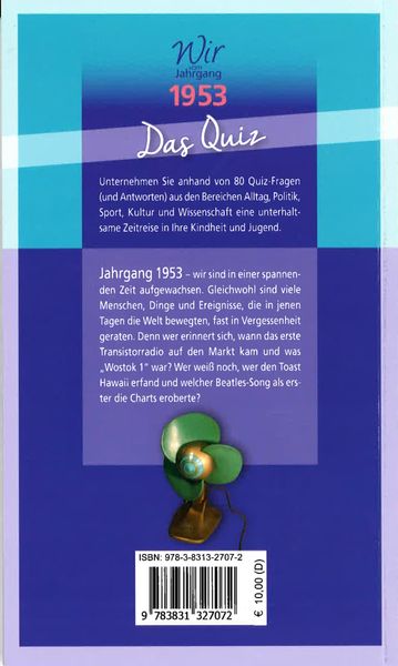 Produktbild: Wir vom Jahrgang 1953 - Das Quiz