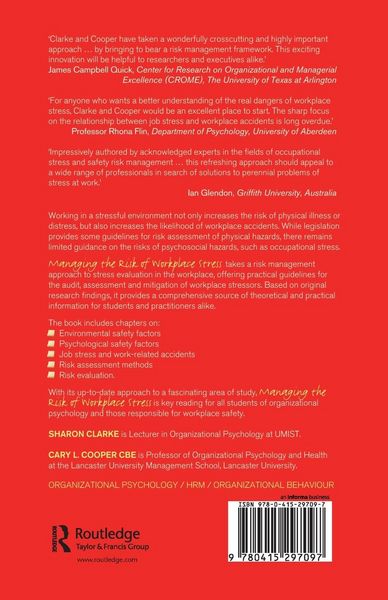 Produktbild: Managing the Risk of Workplace Stress