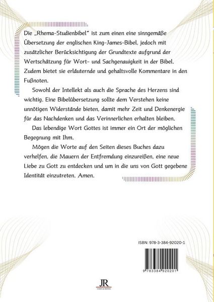 Produktbild: Der Hebr&auml;erbrief - K&uuml;nstler Edition - Rhema Studienbibel