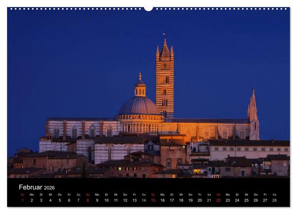 Produktbild: Toskana &ndash; Traumlandschaft in Italien (hochwertiger Premium Wandkalender 2026 DIN A2 quer), Kunstdruck in Hochglanz