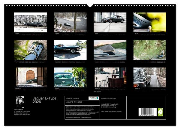 Produktbild: Jaguar E-Type 2026 (hochwertiger Premium Wandkalender 2026 DIN A2 quer), Kunstdruck in Hochglanz