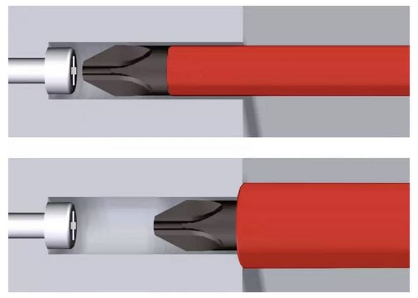 Produktbild: Wiha Werkstatt Schlitz Wechselklinge 2.5 mm 75 mm Passend f&uuml;r (Serie Schraubendreher) Wiha Torque