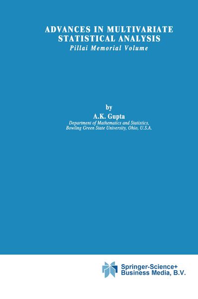 Produktbild: Advances in Multivariate Statistical Analysis