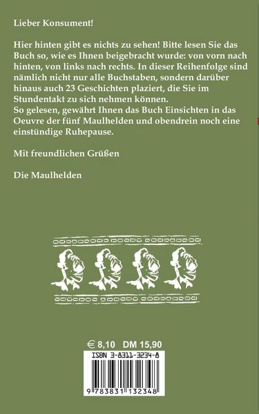 Produktbild: Die Maulhelden: Kopfsprünge