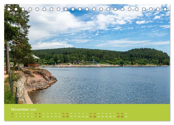 Produktbild: Hochschwarzwald - Traumhafte Landschaften im Schwarzwald (Tischkalender 2026 DIN A5 quer), CALVENDO Monatskalender