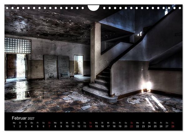 Produktbild: Verlassene Orte - Die sch&ouml;nsten Treppenh&auml;user (Wandkalender 2027 DIN A4 quer), CALVENDO Monatskalender