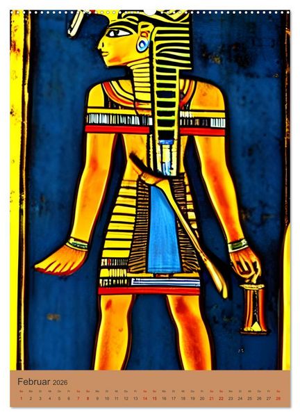 Produktbild: Altes &Auml;gypten - Computertr&auml;ume aus der KI (hochwertiger Premium Wandkalender 2026 DIN A2 hoch), Kunstdruck in Hochglanz