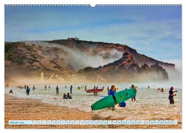 Produktbild: Surfen - Wasser, Wind und coole Typen (hochwertiger Premium Wandkalender 2026 DIN A2 quer), Kunstdruck in Hochglanz