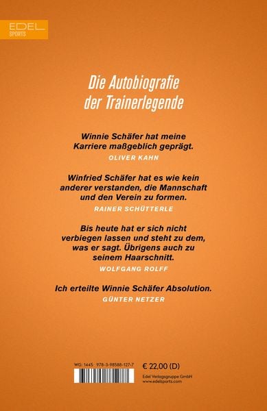 Produktbild: Fu&szlig;ball-Trainerlegende Winnie Sch&auml;fer: Wildpark, Scheichs und Voodoozauber