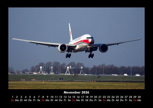 Produktbild: Flugzeuge 2026 Fotokalender DIN A3