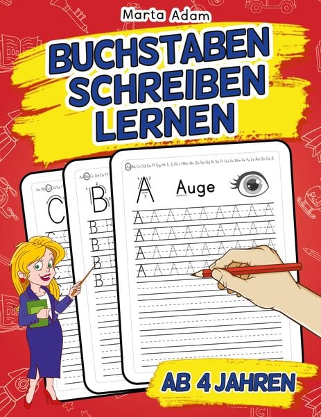 Produktbild: Buchstaben Schreiben Lernen Ab 4 Jahren