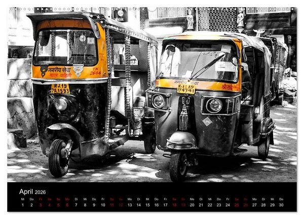 Produktbild: Indien Colorkey (hochwertiger Premium Wandkalender 2026 DIN A2 quer), Kunstdruck in Hochglanz
