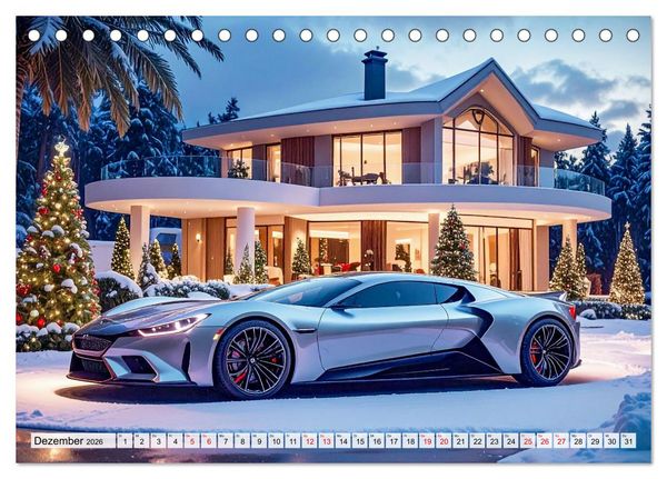 Produktbild: Meisterwerke auf R&auml;dern Luxus. Architektur. Emotion. (Tischkalender 2026 DIN A5 quer), CALVENDO Monatskalender