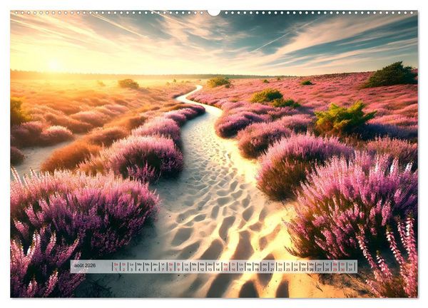 Produktbild: Trouver sa voie - Des paysages qui font r&ecirc;ver (Calendrier mural 2026 DIN A2 vertical), CALVENDO calendrier mensuel