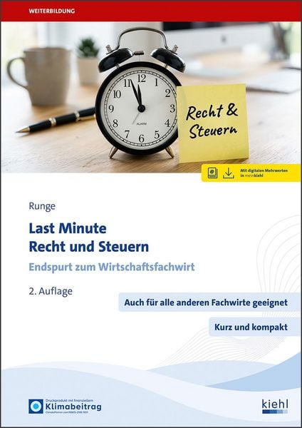 Produktbild: Last Minute Recht und Steuern