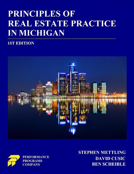 Produktbild: Principles of Real Estate Practice in Michigan