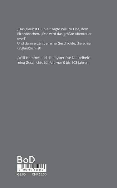 Produktbild: Willi Hummel und die mysteri&ouml;se Dunkelheit