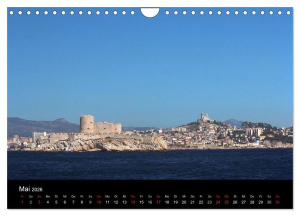 Produktbild: MARSEILLE - Die Hafenmetropole an der C&ocirc;te d'Azur (Wandkalender 2026 DIN A4 quer), CALVENDO Monatskalender