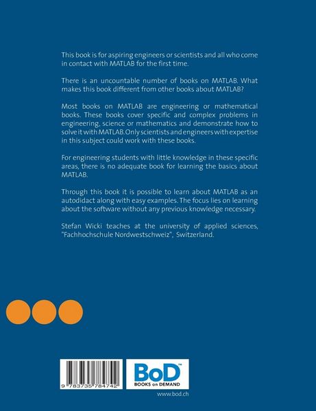 Produktbild: A not too short Introduction to MATLAB