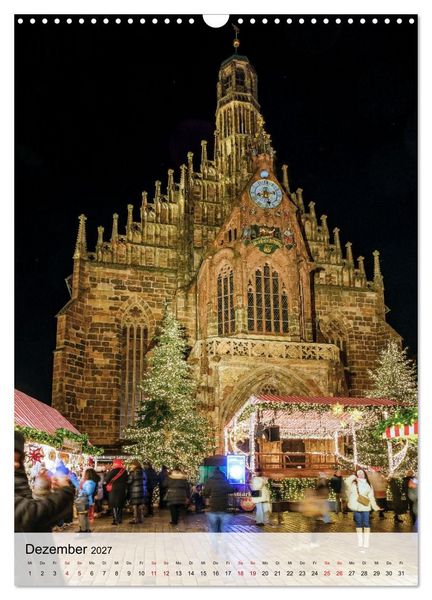 Produktbild: N&uuml;rnberg in Hochformat (Wandkalender 2027 DIN A3 hoch), CALVENDO Monatskalender