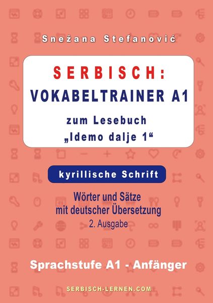 Produktbild: Serbisch: Vokabeltrainer A1 zum Buch "Idemo dalje 1" - kyrillische Schrift