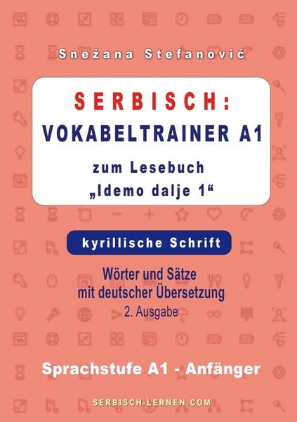 Produktbild: Serbisch: Vokabeltrainer A1 zum Buch "Idemo dalje 1" - kyrillische Schrift