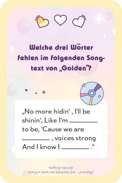 Produktbild: Kartenspiel: Das ultimative K-Pop-Quiz