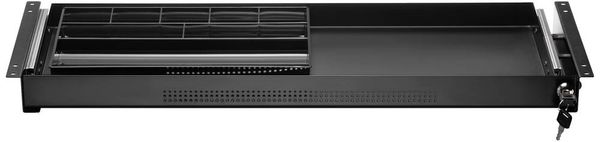 Produktbild: SpeaKa Professional SP-10938492 Untertisch-Schublade 740 mm x 272 mm abschlie&szlig;bar H&ouml;hen-Bereich: 50.8 mm (max) Schwarz
