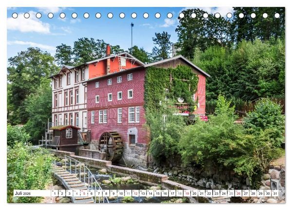 Produktbild: HOLSTEINISCHE SCHWEIZ Idylle und Historie (Tischkalender 2026 DIN A5 quer), CALVENDO Monatskalender