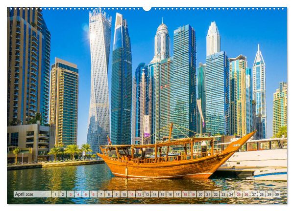 Produktbild: Dubai - Traumstadt der Scheichs (Wandkalender 2026 DIN A2 quer), CALVENDO Monatskalender