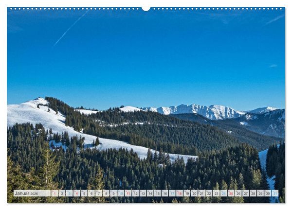 Produktbild: Sehnsuchtsziel Berge - Unterwegs in den Bergwelt rund um M&uuml;nchen (hochwertiger Premium Wandkalender 2026 DIN A2 quer), Kunstdruck in Hochglanz