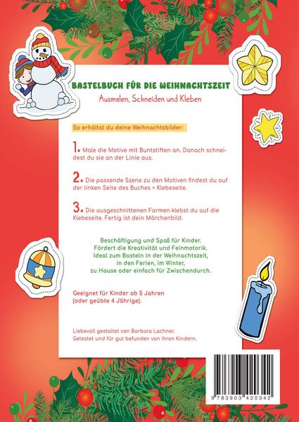 Produktbild: Bastelbuch f&uuml;r die Weihnachtszeit
