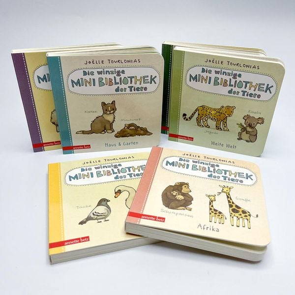 Produktbild: Die winzige Mini-Bibliothek der Tiere (Die Mini-Bibliothek der W&ouml;rter, Bd.)