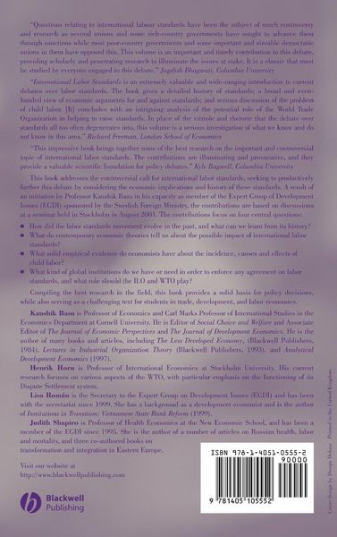 Produktbild: International Labor Standards