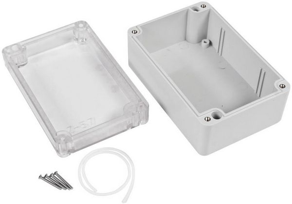 Produktbild: TRU COMPONENTS TC-7910740 Universal-Geh&auml;use 118 x 78 x 55 ABS-PC Grau 1St.