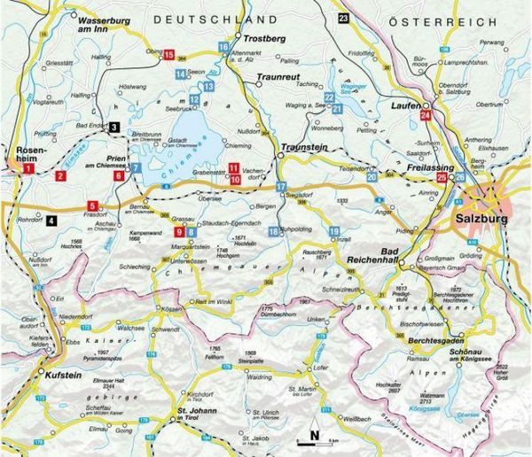 Produktbild: Radel dich gl&uuml;cklich &ndash; Chiemgau