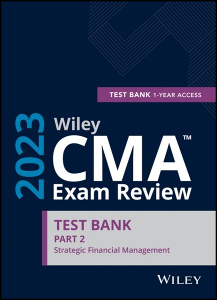 Produktbild: Wiley CMA Exam Review 2023 Study Guide Part 2: Strategic Fin