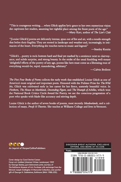 Produktbild: First Four Books Of Poems